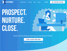 Tablet Screenshot of platformax.com